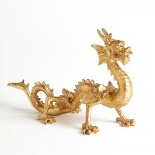 Global Views Company 8.82917 - Standing Dragon - Gold Leaf