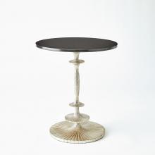 Global Views Company 8.83063 - Fluted Side Table - Silver Leaf
