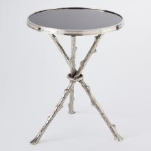 Global Views Company 8977 - Twig Table - Nickel/Black Granite