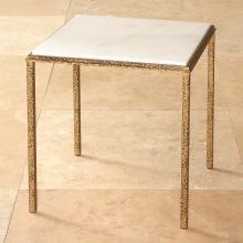 Global Views Company 9.91772 - Hammered Gold Square Table