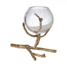 Global Views Company 9.92656 - Twig Vase Holder - Brass