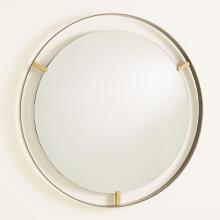 Global Views Company 9.93131 - Floating Mirror - Brass Clips - Bronze Rim