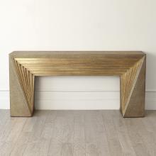 Global Views Company 9.93518 - Deco Console - Brass