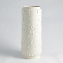 Global Views Company NW7.10012 - Sankuru Vase - Rustic White - Large