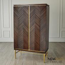 Global Views Company NW7.90019 - Latilla Tall Bar Cabinet