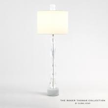 Global Views Company RT8.80005 - Facette Lamp with White Marble Base