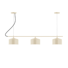 Montclair Light Works CHA419-16 - 3-Light Linear Axis Chandelier (8.5" J-Series pack)