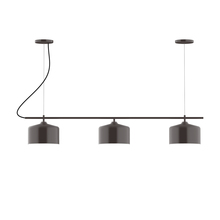 Montclair Light Works CHA419-51 - 3-Light Linear Axis Chandelier (8.5" J-Series pack)