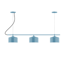 Montclair Light Works CHA419-54 - 3-Light Linear Axis Chandelier (8.5" J-Series pack)