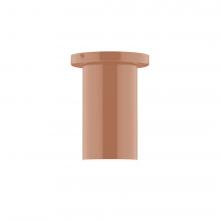 Montclair Light Works FMD425-19-L10 - 3.5" x 6" Axis Mini Cylinder LED Flush Mount, Terracotta