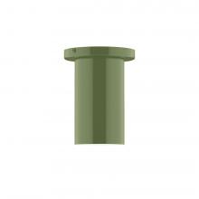 Montclair Light Works FMD425-22-L10 - 3.5" x 6" Axis Mini Cylinder LED Flush Mount, Fern Green