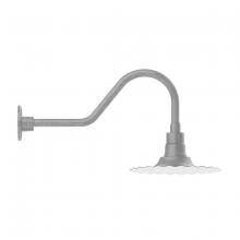 Montclair Light Works GNB158-49 - Radial 12" gooseneck wall light