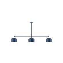 Montclair Light Works MSN419-50 - 3-Light Axis Linear Pendant (8.5" J-Series pack)