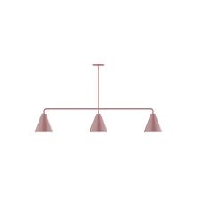 Montclair Light Works MSN420-20 - 3-Light Axis Linear Pendant (8" J-Series pack)