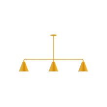 Montclair Light Works MSN420-21 - 3-Light Axis Linear Pendant (8" J-Series pack)