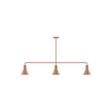 Montclair Light Works MSN436-19 - 3-Light Axis Linear Pendant (8" J-Series pack)