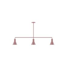 Montclair Light Works MSN436-20 - 3-Light Axis Linear Pendant (8" J-Series pack)