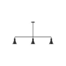 Montclair Light Works MSN436-41 - 3-Light Axis Linear Pendant (8" J-Series pack)