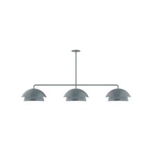 Montclair Light Works MSNX445-40 - 3-Light Axis Linear Pendant (10" Nest pack)