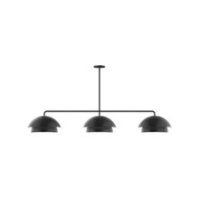 Montclair Light Works MSNX445-41 - 3-Light Axis Linear Pendant (10" Nest pack)