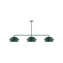 Montclair Light Works MSNX445-42 - 3-Light Axis Linear Pendant (10" Nest pack)