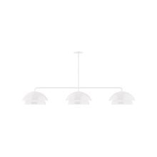 Montclair Light Works MSNX445-44 - 3-Light Axis Linear Pendant (10" Nest pack)