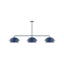 Montclair Light Works MSNX445-50 - 3-Light Axis Linear Pendant (10" Nest pack)