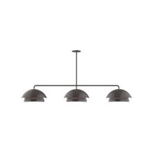 Montclair Light Works MSNX445-51 - 3-Light Axis Linear Pendant (10" Nest pack)