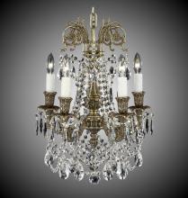 American Brass & Crystal CH2051-OTK-04G-PI - 5 Light Finisterra with draping Chandelier