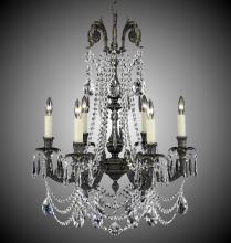 American Brass & Crystal CH2052-A-02G-PI - 6 Light Finisterra with draping Chandelier