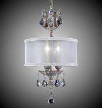 American Brass & Crystal CH6500-A-01G-ST-GL - 3 Light Llydia Pendant