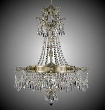 American Brass & Crystal CH8122-P-13S - 8 Light Valencia Chandelier