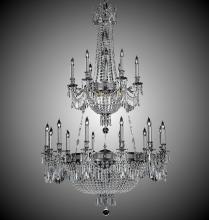 American Brass & Crystal CH8152-P-23S-PI - 18+ 15 Light Valencia Chandelier