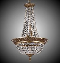 American Brass & Crystal CH8515-P-01G - 15"W - 6 Light Corinthian Chandelier