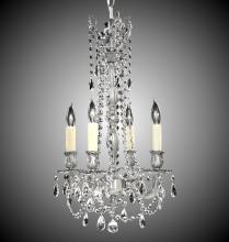 American Brass & Crystal CH9211-O-05S-PI - 4 Light Biella Chandelier