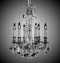 American Brass & Crystal CH9212-A-13S-ST - 6 Light Biella Chandelier