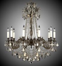 American Brass & Crystal CH9258-A-10G-ST - 10 Light Biella Chandelier