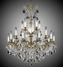 American Brass & Crystal CH9865-A-01G-PI - 5+15 Light Sterling Chandelier