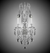 American Brass & Crystal WS2082-OTK-07G-08G-ST - 2 Light Finisterra with draping Empire Wall Sconce