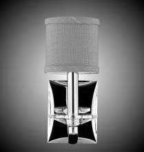 American Brass & Crystal WS5481-37G-38G-ST-GL - 1 Light Kensington Wall Sconce with Shade