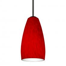 Besa Lighting 1BT-1509RC-BK - Besa Chrissy Pendant Black Red Cloud 1x50W MAX E12 Base