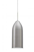 Besa Lighting 1JC-LINDWH-LED-SN - Besa, Lindy Cord Pendant, White, Bronze Finish, 1x9W LED