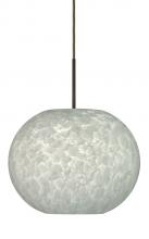 Besa Lighting 1JT-477619-LED-BR - Besa Luna LED Pendant Carrera Bronze 1x9W LED