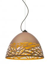 Besa Lighting 1KX-KIEVCP-BR - Besa Kiev Pendant, Copper, Bronze Finish, 1x60W Medium Base