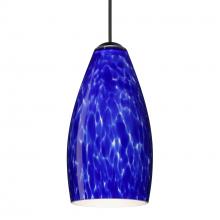 Besa Lighting 1XC-719886-BK - Besa Pendant Karli, Black Finish, Blue Cloud 1x50W MAX GY6.35 Base