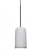 Besa Lighting 1XT-GLIDENA-LED-BR - Besa Glide Cord Pendant, Natural, Bronze Finish, 1x2W LED