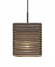 Besa Lighting 1JT-KIRK6-LED-BR - Besa, Kirk 6 Cord Pendant, Bronze Finish, 1x9W LED