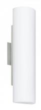 Besa Lighting 2NW-770207-SL - Besa Wall Baaz 16 Silver Opal Matte 2x40W B10