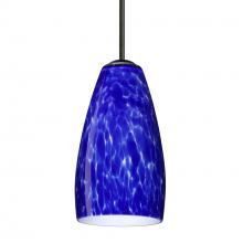 Besa Lighting B-150986-BK - Besa Chrissy Pendant For Multiport Canopy Black Blue Cloud 1x50W MAX E12 Base