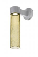 Besa Lighting JUNI16GD-WALL-LED-SL - Besa, Juni 16 Outdoor Sconce, Gold Bubble, Silver Finish, 1x4W LED